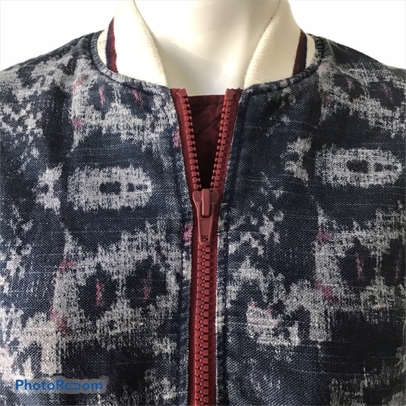 NWT, Free People Varsity of Dreams Bomber Jacket, Sz S - Picture 9 of 13